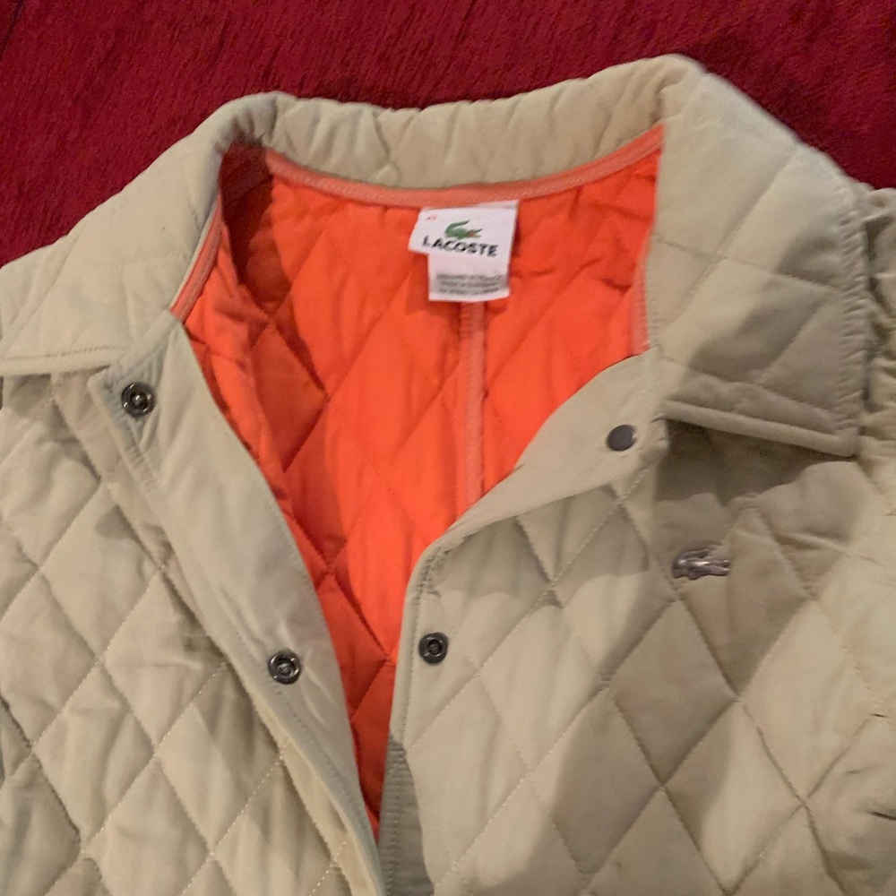 Lacoste Quilted jacket women’s worn few times.